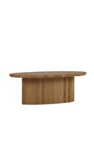 Fuga Ahşap Oval Sehpa 120 Cm - 1