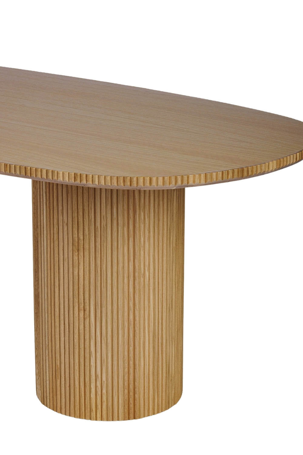 Fuga Ahşap Oval Yemek Masası 200 Cm - 2
