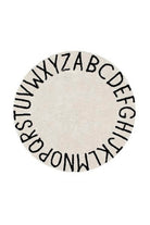 Round Abc Natural-Siyah - 0