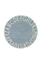 Round Abc Vintage Mavi-Natural - 0