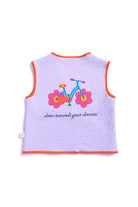 Dreams Kapitone Yelek Floral Lila - 3