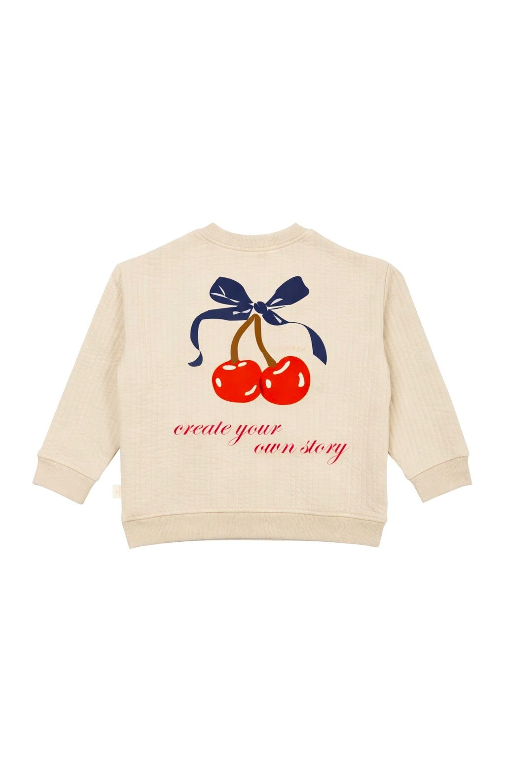 Kapitone Sweatshirt - Cherry - 3