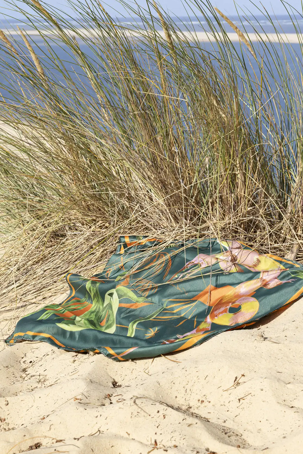 Jungle Dreams İpek Saten Eşarp ⎮ 90x90 Cm - 4