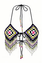 Midnight Bazaar El Örgüsü Boncuk İşlemeli Bikini Üstü - 3