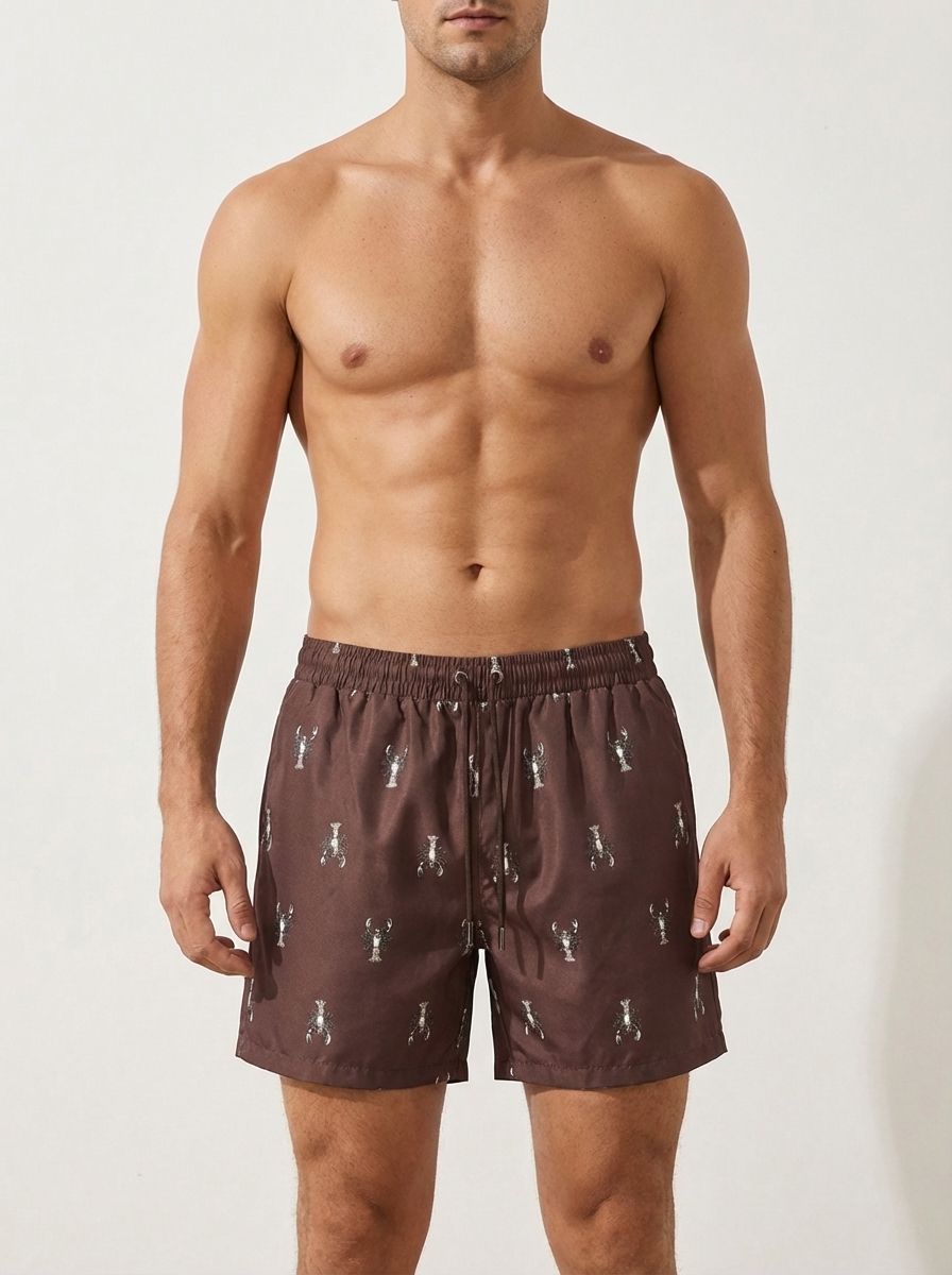 Lobster Effect Swim Shorts Pre Order - 1