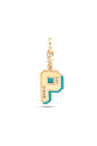 Say It Letter Charm- P - 0