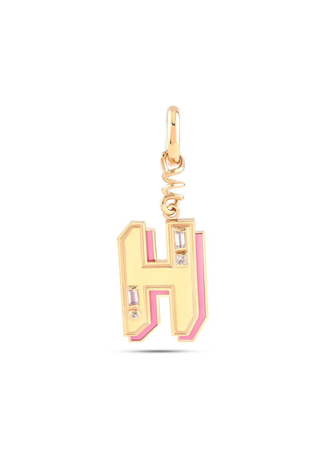 Say It Letter Charm- H - 0