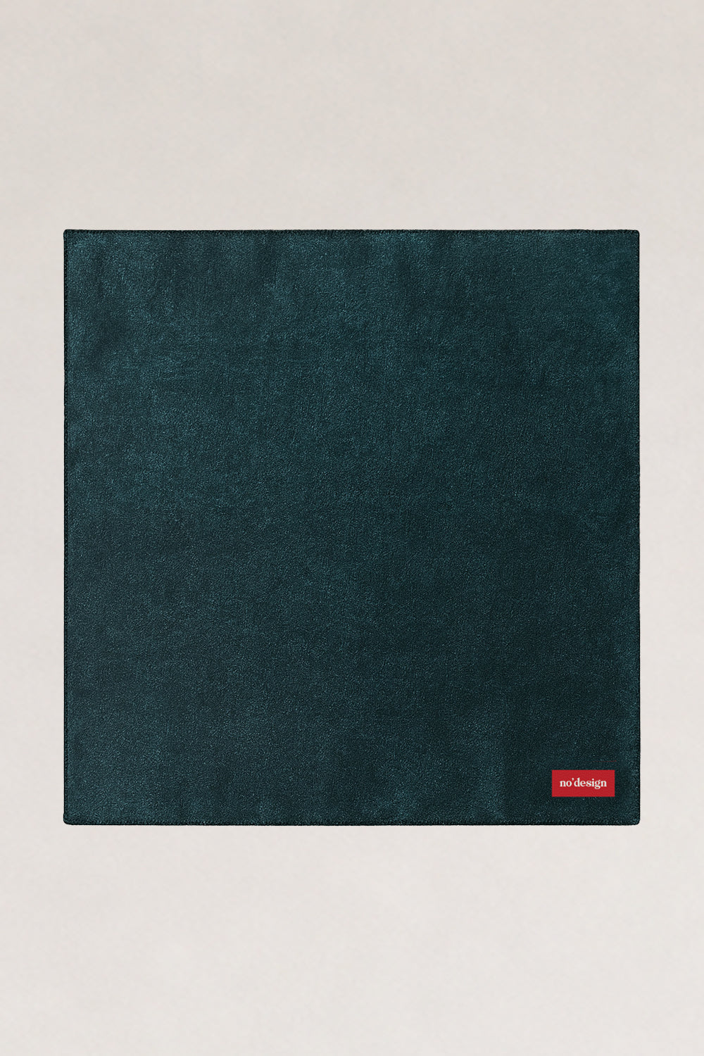 Petrol Yeşili Saten Fular Bandana - 1