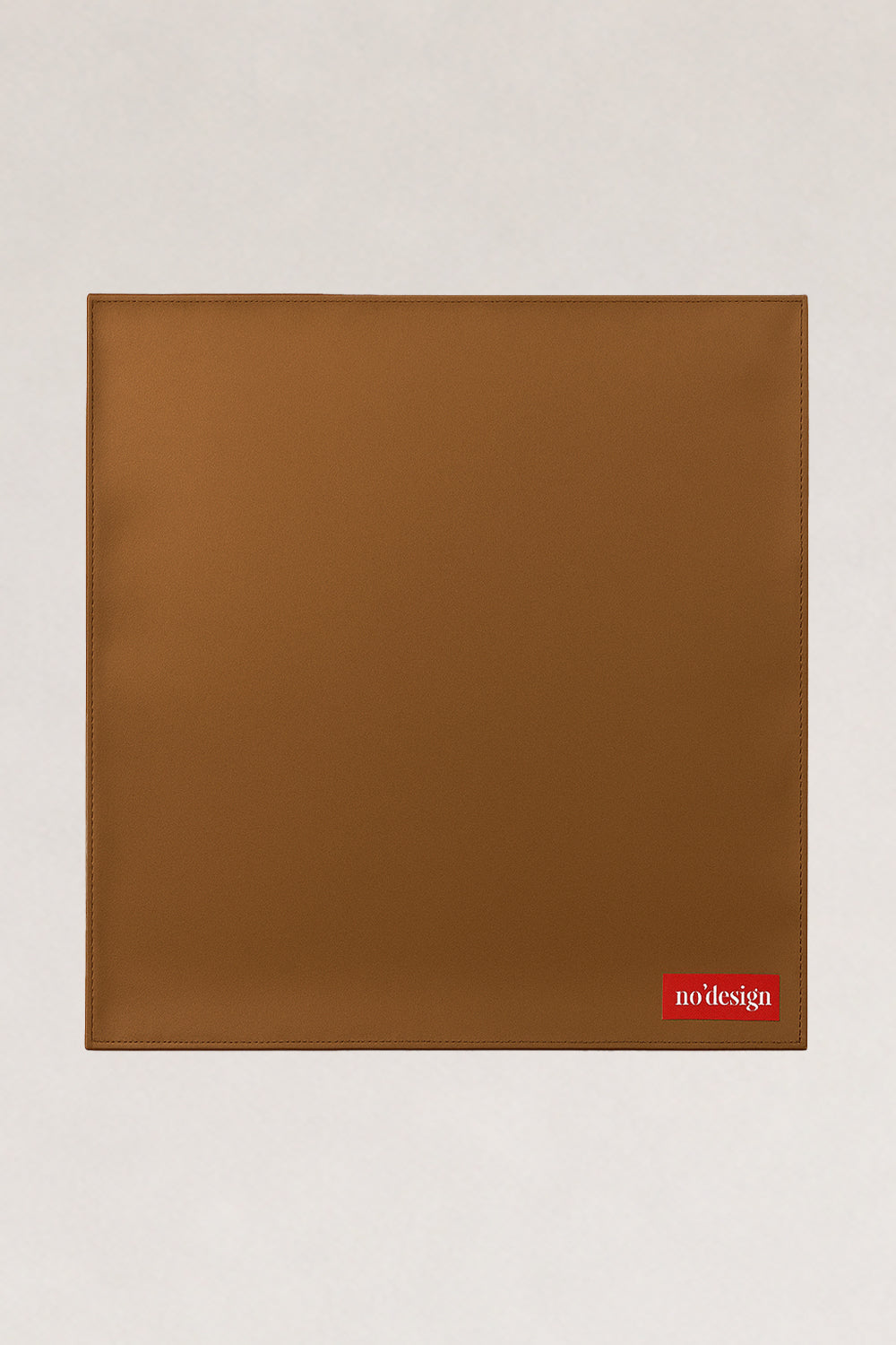 Bronz Parlak Saten Fular Bandana - 1