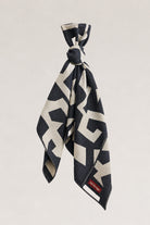 Geometrik Desenli Fular Bandana - 0