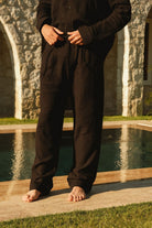 Bağlama Detaylı Pantolon - 0