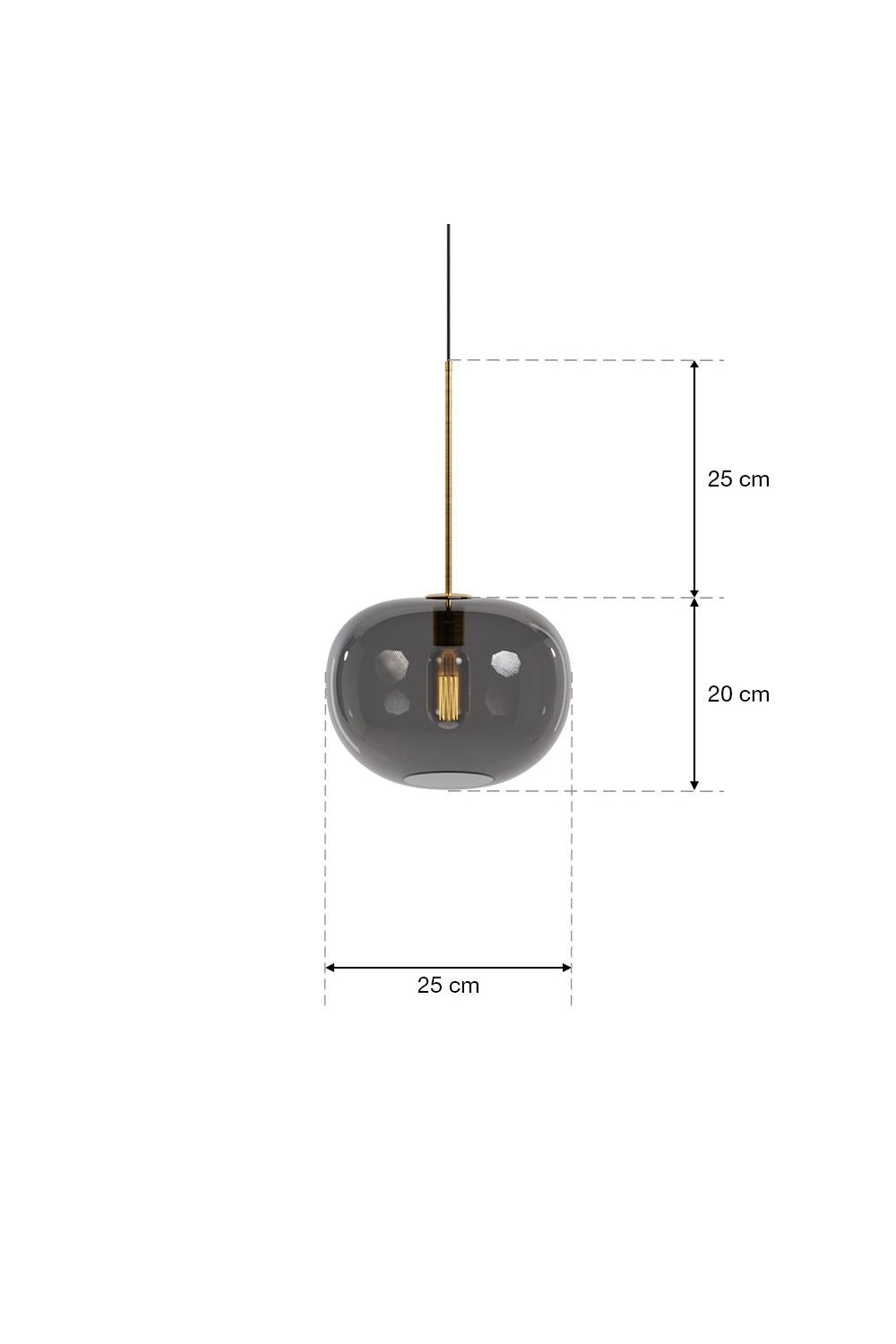 Küçük Kalıp Cam Sarkıt Üçlü Bal - 3