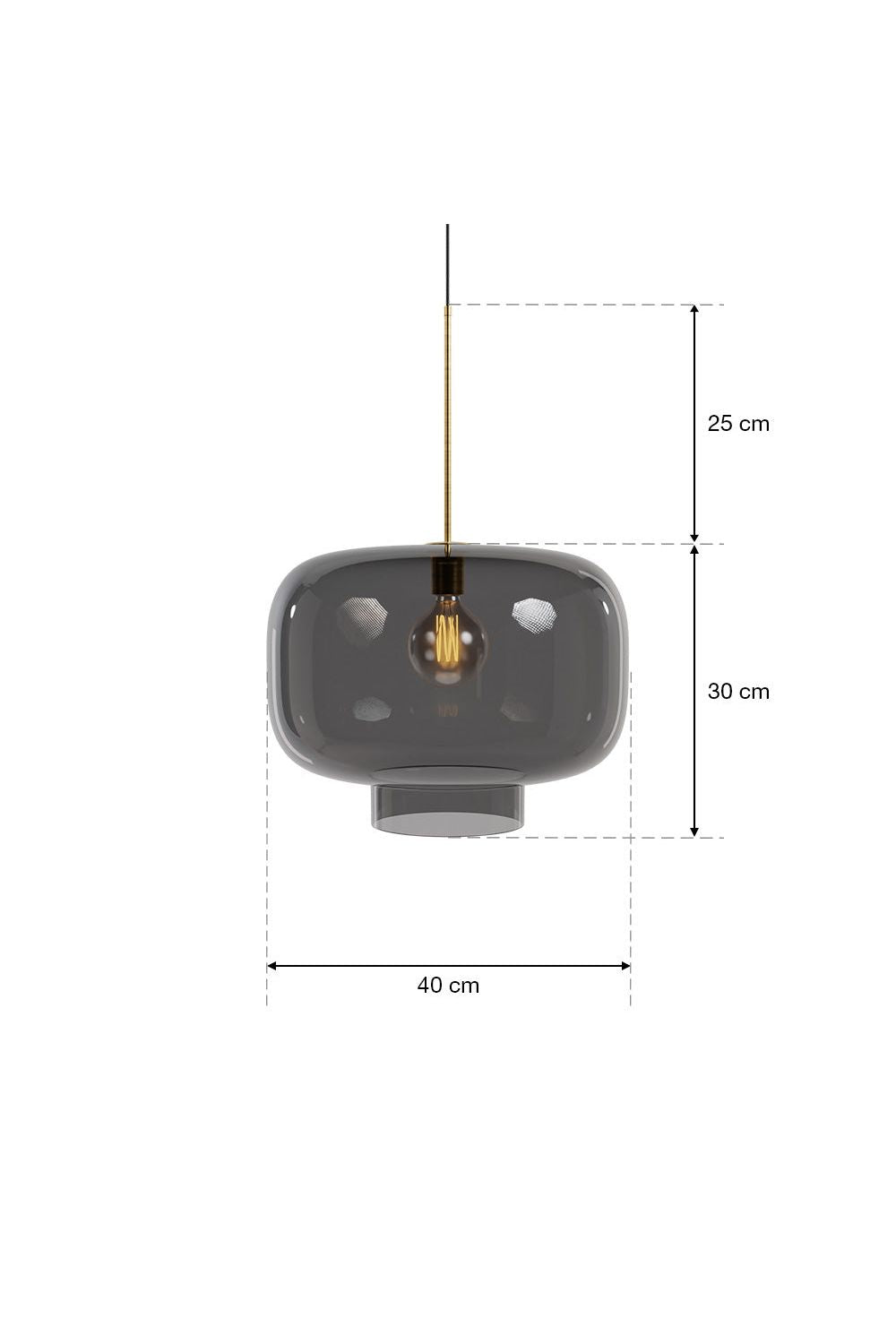 Büyük Kalıp Cam Sarkıt İkili Bal - 3