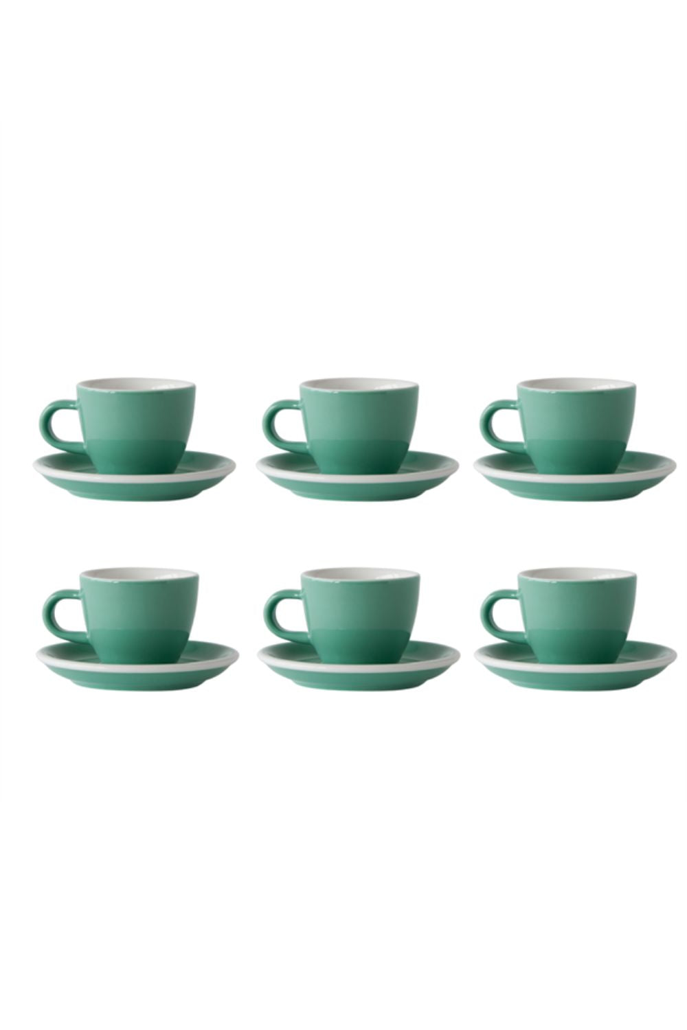 Evolution 6'lı Espresso Fincan Seti Yeşil - 0