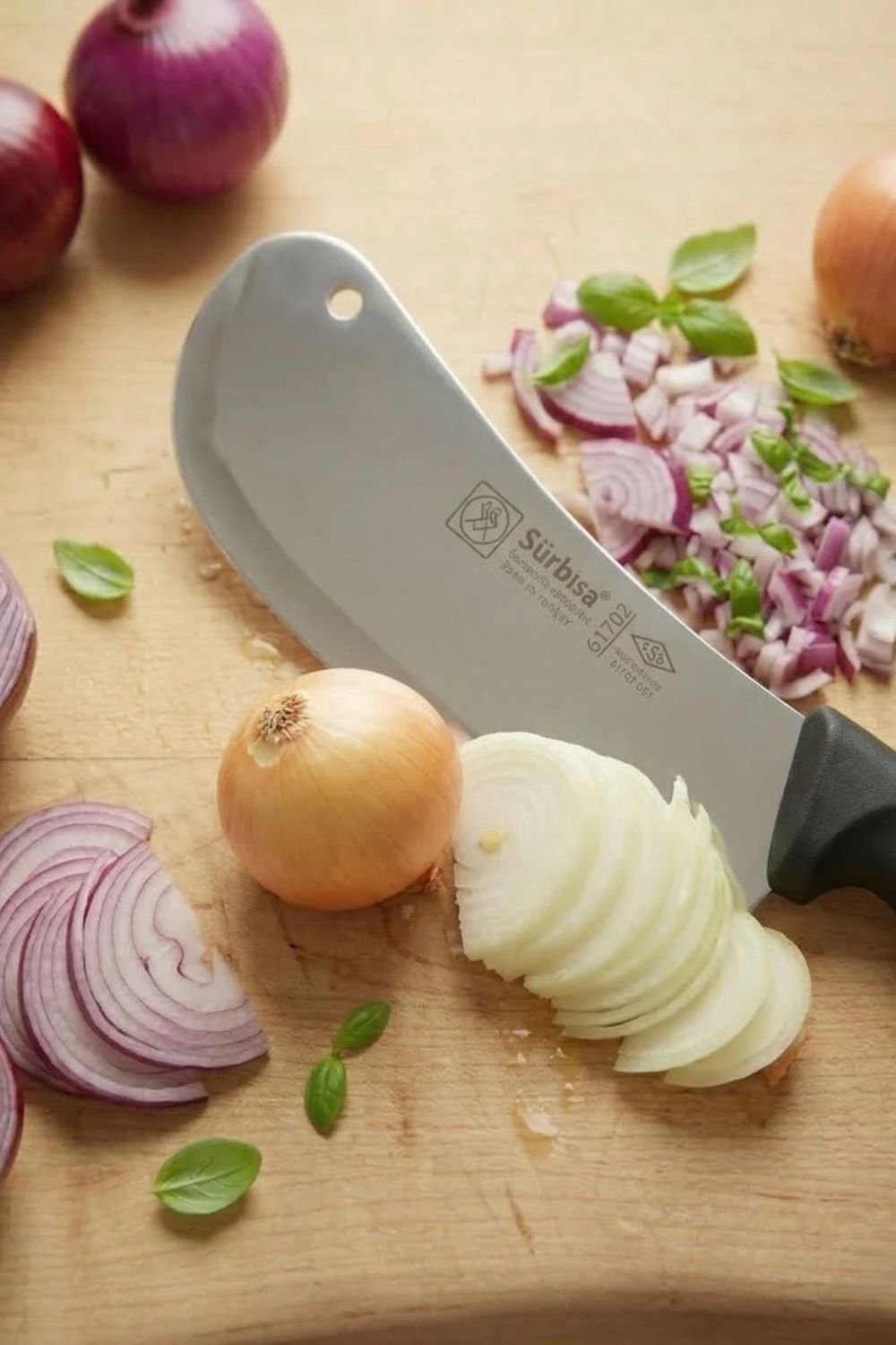 Sürmene Et Tavuk Kemik Soğan Doğrama Satırı 29 Cm Keskin Çelik Uzman Mutfak Satır Sürbisa 61702 - 2