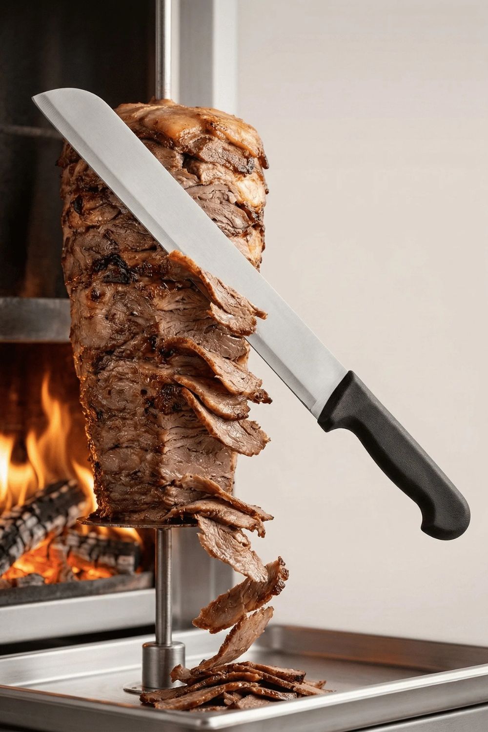 Sürmene Döner Kesme Bıçağı Kaşar Ve Kavurma Bıçak Paslanmaz Çelik 45 Cm Sürbisa 61635 - 0