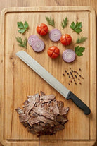 Sürmene Döner Bıçağı Kaşar Ve Kavurma Bıçak Paslanmaz Çelik 48 Cm Dönerci Bıçağı Sürbisa 61633 - 0