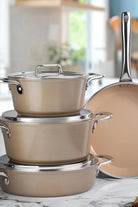 Aryıldız Neo-Ceramic 7 Parça Seramik Tencere Seti Bej Ar256183 - 4