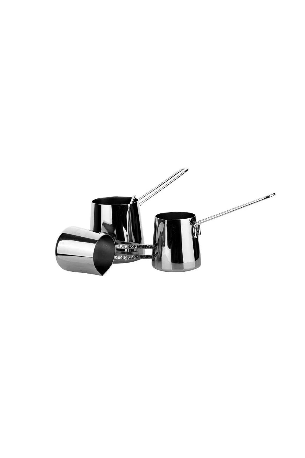 Aryıldız Crystal 3 Parça Çelik Cezve Takımı Ar223216 - 0