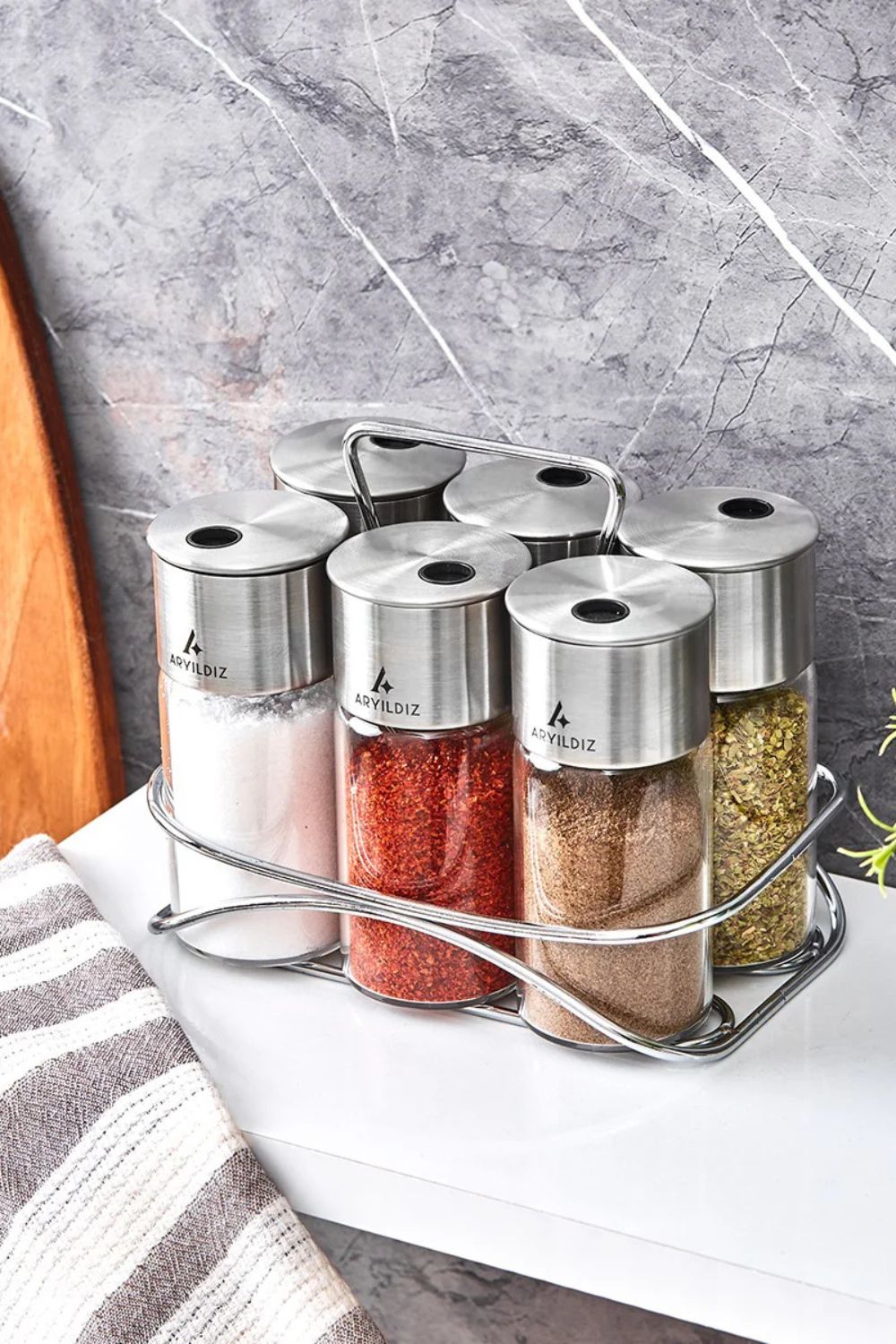 Aryıldız Timeless 7 Parça Baharat Seti 130 Ml Ar255674 - 0