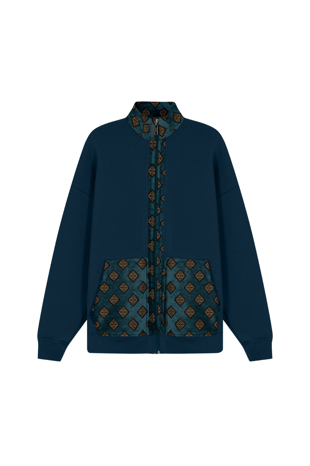 Turkish Originals Zip Sweatshirt - Turquoise - 0