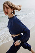 Keten Navy Bluz - 0