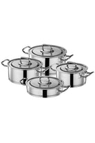 Aryıldız Vento Prestige Steel Çelik Kapak 8 Parça Tencere Set - 0