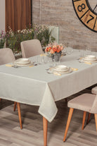 Plain Masa Örtüsü Krem 155x160 - 0