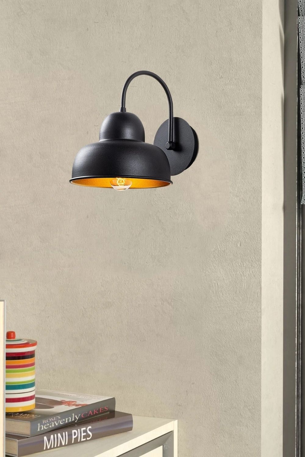 Frostina 180 Black Sıvama Aplik Duvar Aydınlatma - 3