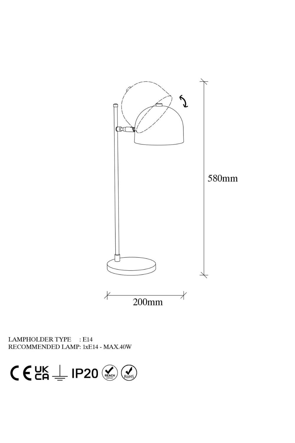 Marigold 13007 Sıvama Masa Lambası Aydınlatma - 8