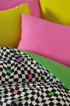 Popping Colors Çift Kişilik Lastikli Çarşaflı Nevresim Takımı Dazzle Yeşil - 1