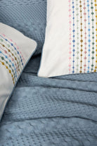 Aura Tek Kişilik Pike Takımı Pebble Indigo - 1