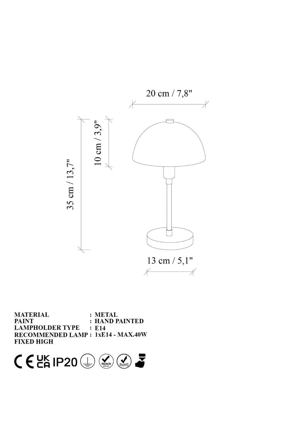 Hydrae 14801 Sıvama Masa Lambası Aydınlatma - 7