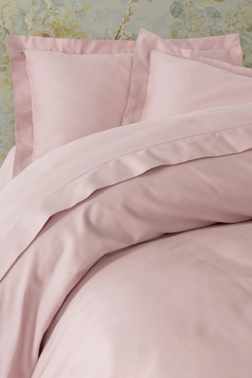 Elegant Saten Tek Kişilik Nevresim Takımı Pudra - 1