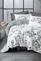 Dual Çift Kişilik Nevresim Takımı Florva Antrasit - 0