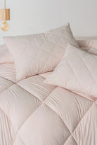 Softwash Çift Kişilik Yorgan Seti Pembe 160x200 Lastikli Çarşaf - 1