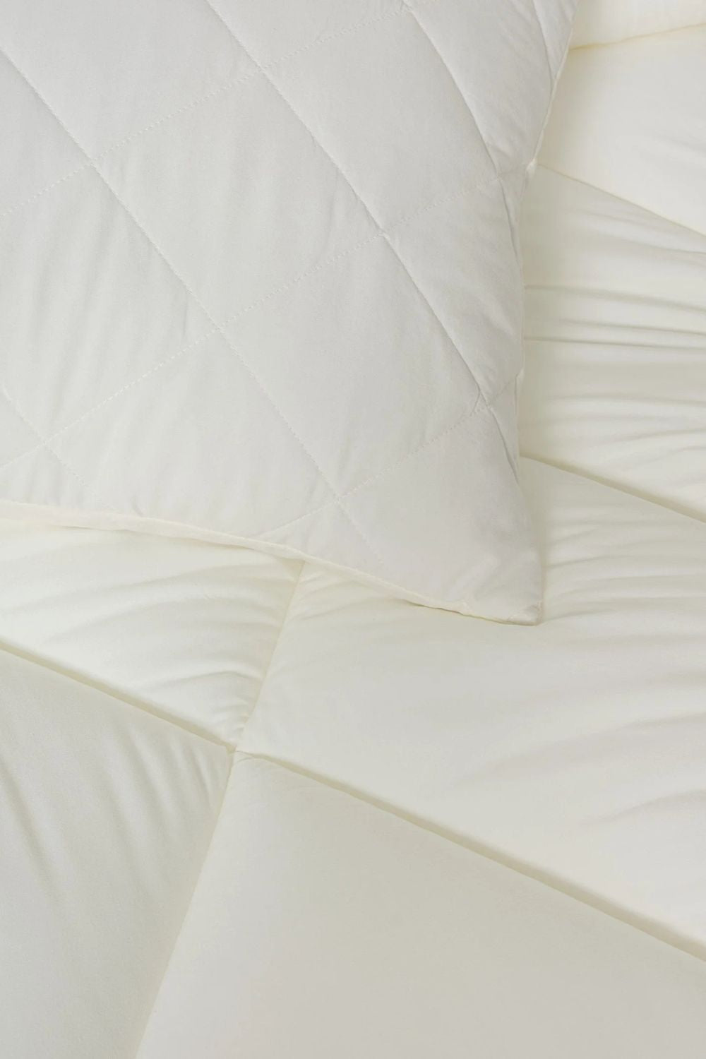 Softwash Çift Kişilik Yorgan Seti Ekru 160x200 Lastikli Çarşaf - 2