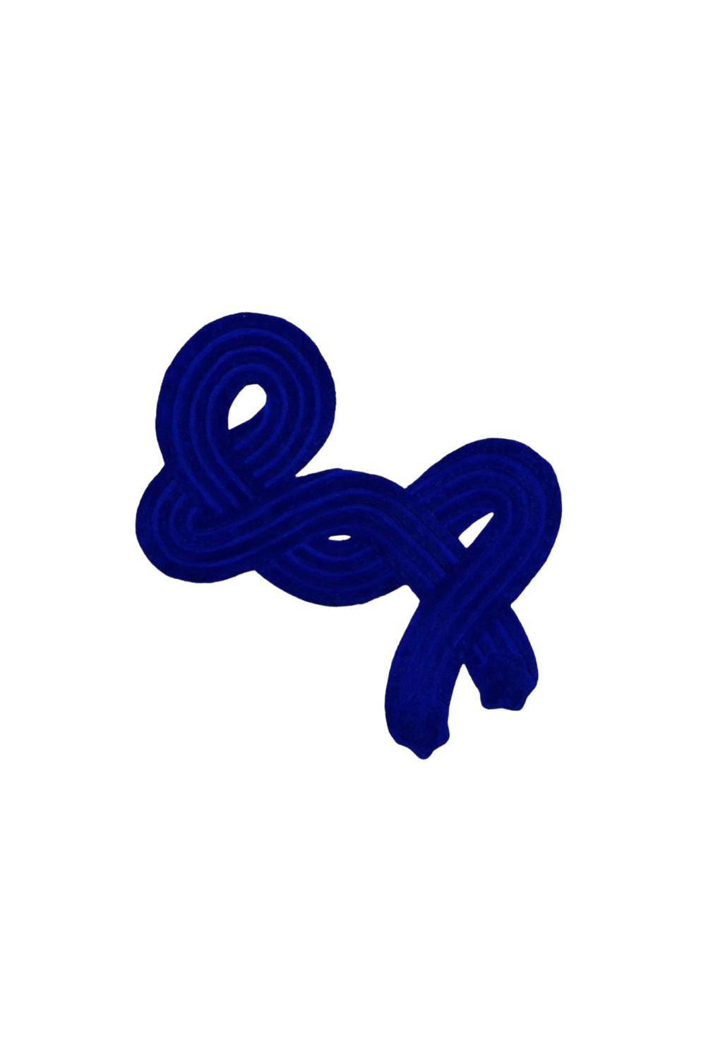 Entwine Single Blue El Yapımı Tuft Halı 180x180 Cm - 2
