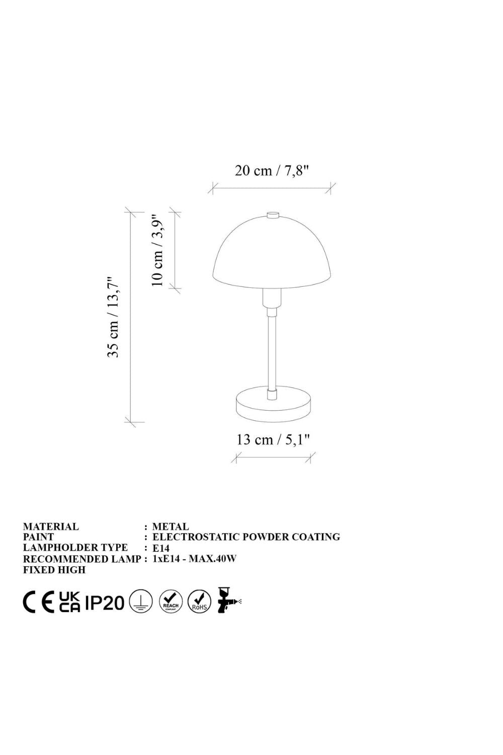 Hydrae 14807 Sıvama Masa Lambası Aydınlatma - 7