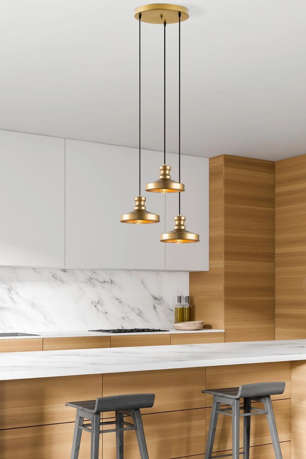 Velorum 182 Gold 3 Sıvama Sarkıt Aydınlatma - 5