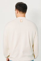 Love Is Divine | Oversize Unisex Sweatshirt - Krem - 4