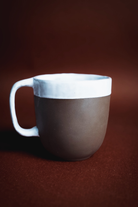 Gibson Stoneware Bardak – Kahve & Beyaz - 0