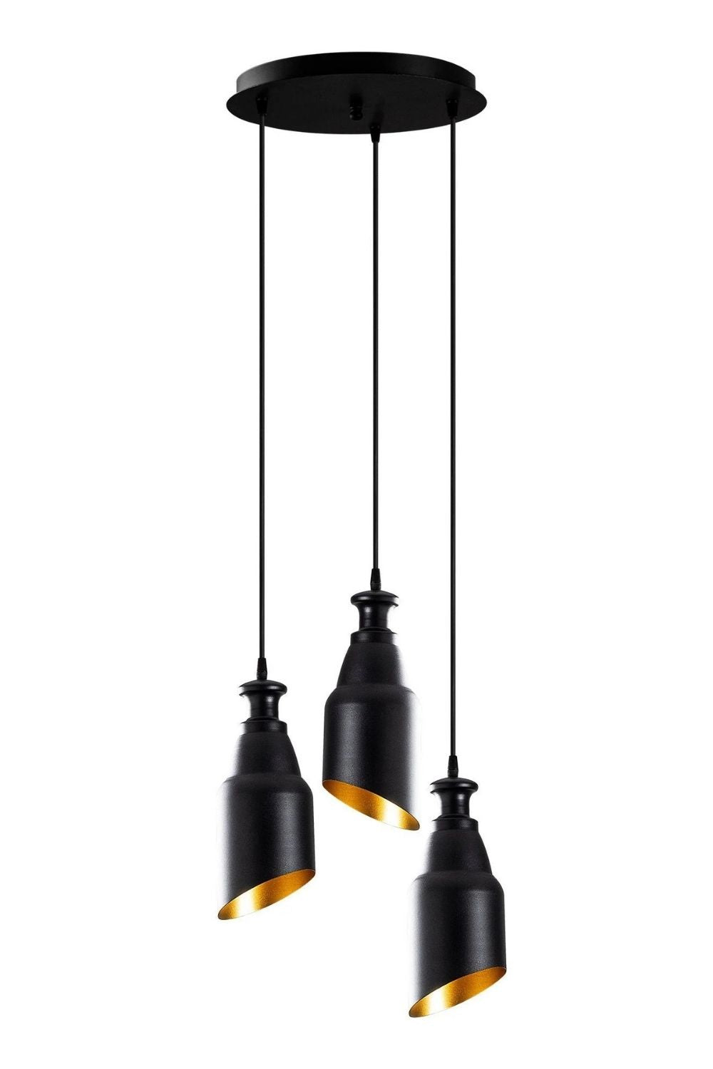 Vireo 191 Black 3 Sıvama Sarkıt Aydınlatma - 0