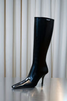 Printed Leather Boots - 0