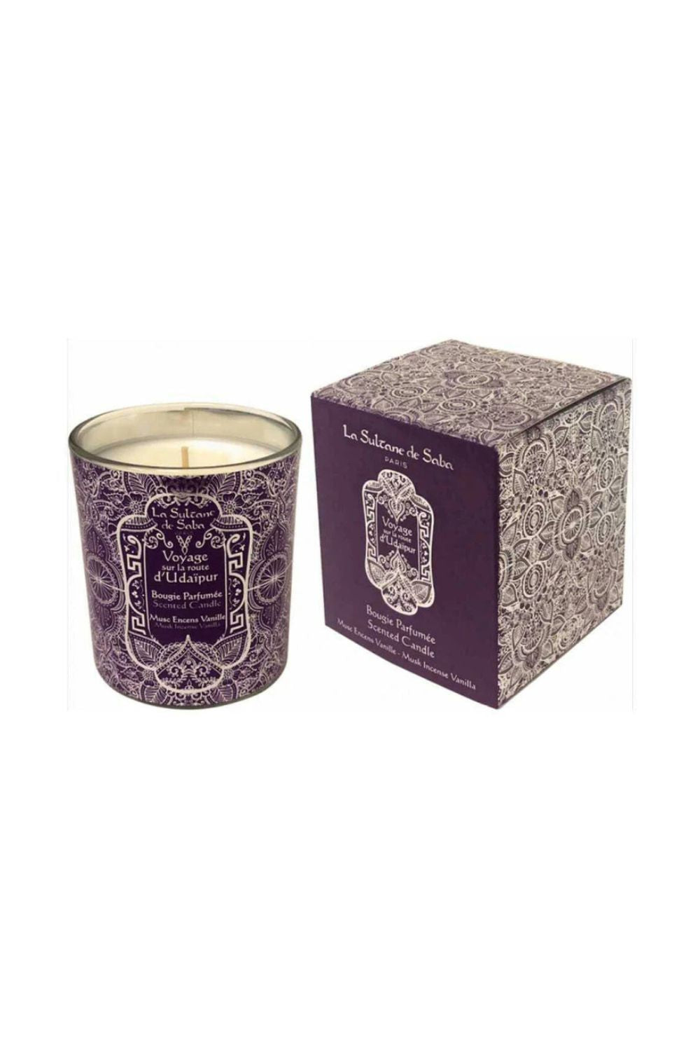 Candle Musk Incense Vanilla - Udaipur - 0