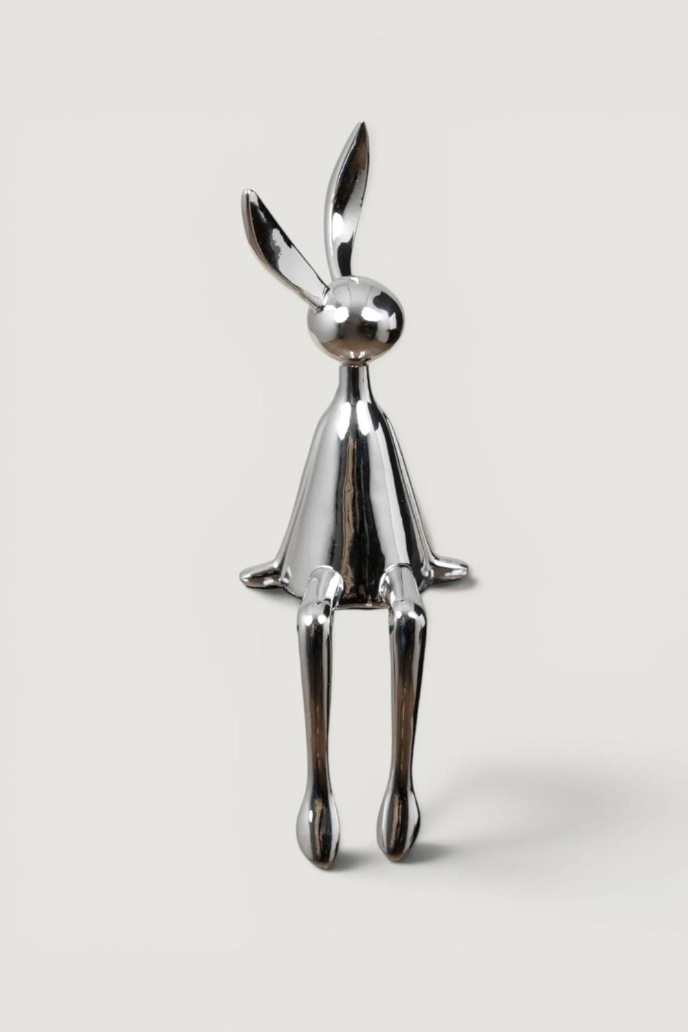 Luna Bunny Dekoratif Obje/Silver-L - 1