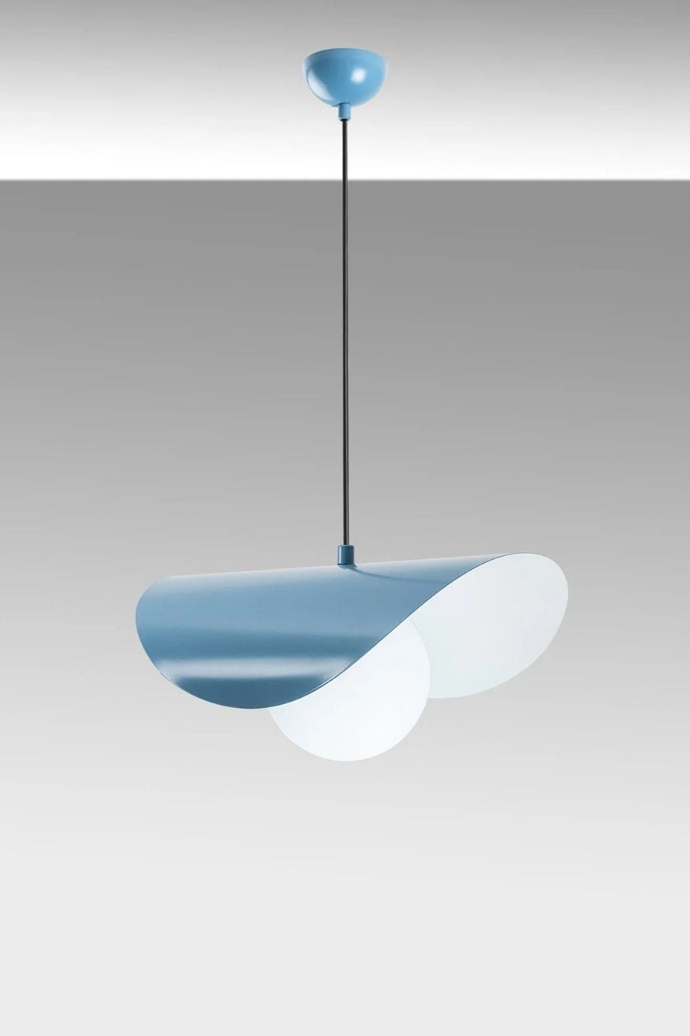 Marble 2866 Açık Mavi Cam Sarkıt Aydınlatma - 1