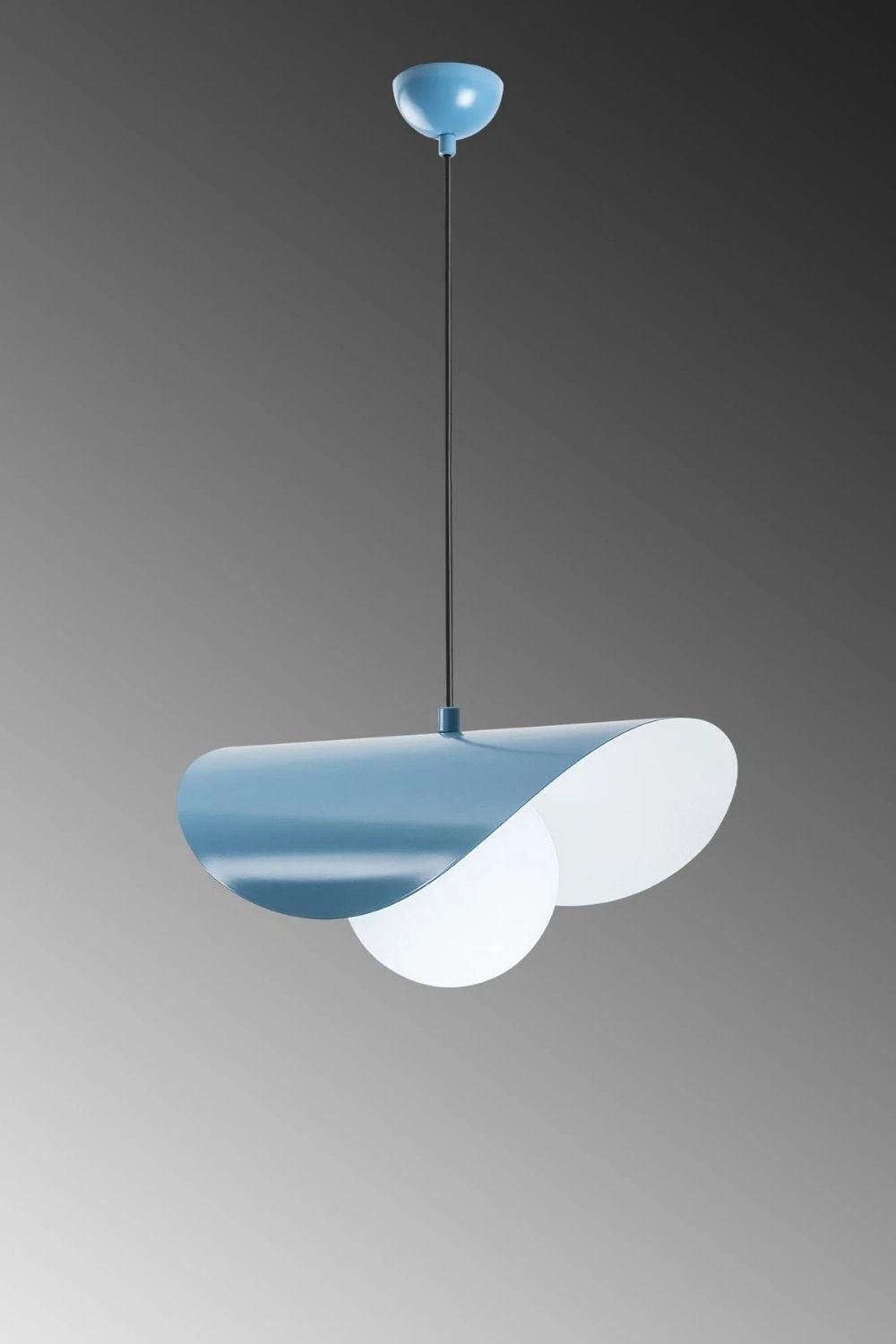 Marble 2866 Açık Mavi Cam Sarkıt Aydınlatma - 2