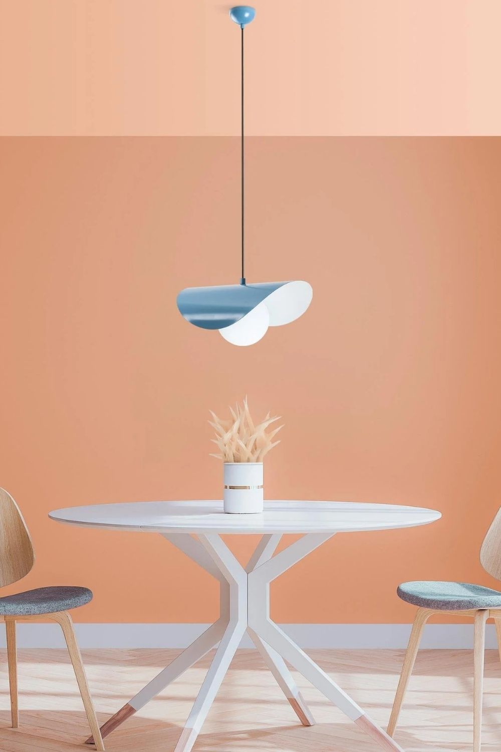Marble 2866 Açık Mavi Cam Sarkıt Aydınlatma - 6