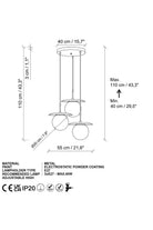 Iguana 13833 Cam Sarkıt Aydınlatma - 6
